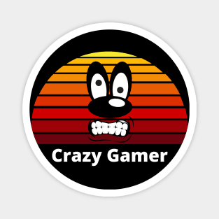 Crazy Gamer Magnet